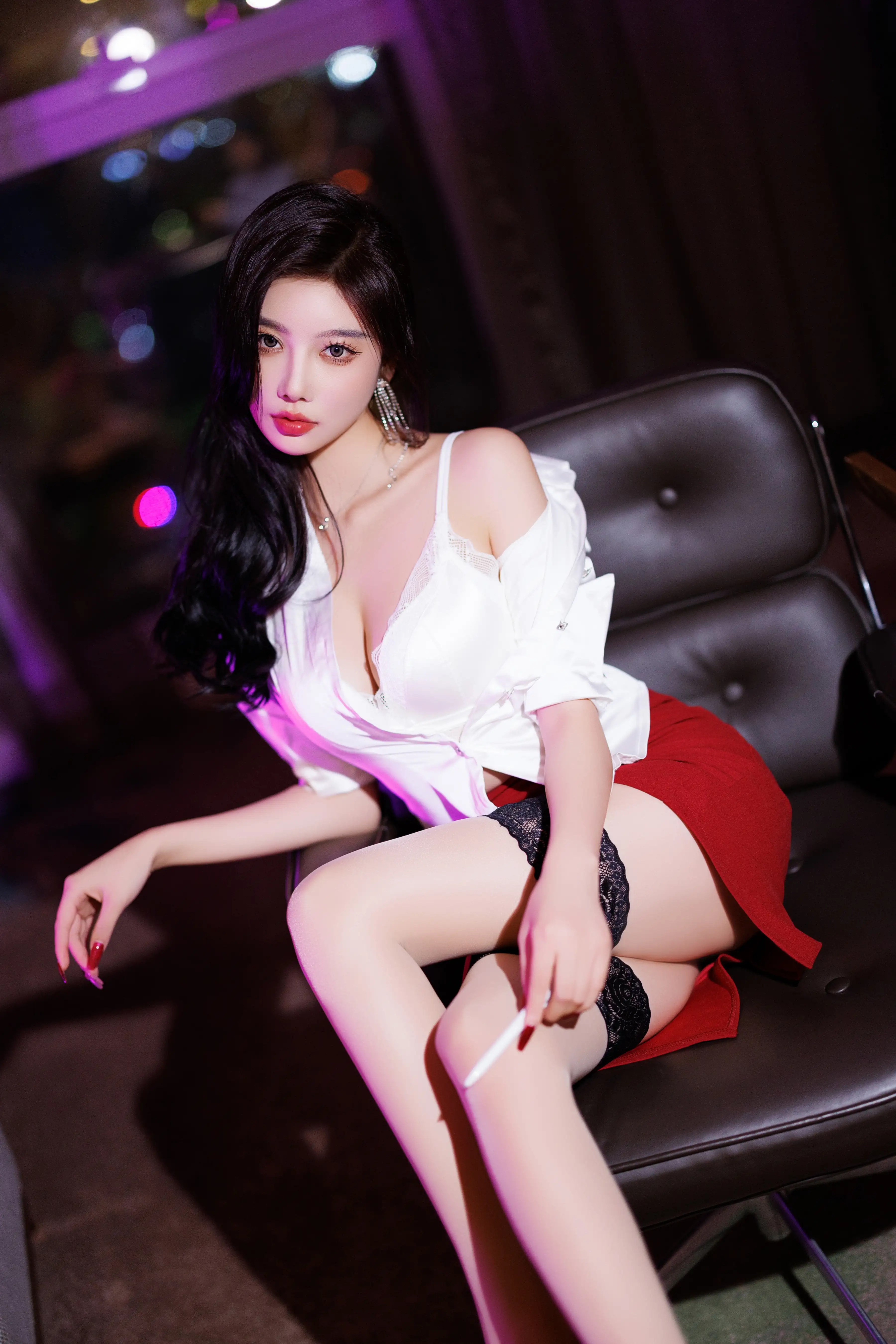 杨晨晨_NO.034_内购无水印_9565_红色短裙_ - M940.COM -第25张
